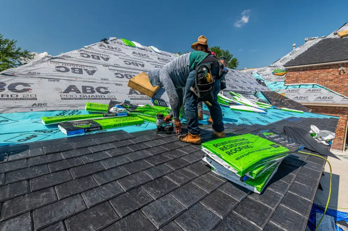 roofing project in Keller, TX — 1